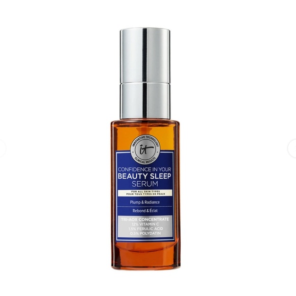 NIB IT Cosmetics Confidence in Your Beauty Sleep Brightening Serum 1 fl oz - Picture 1 of 5